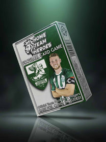 Football card game Team Deck box for Leatherhead FC with official club crest and rare foil cards included for 2-player matches