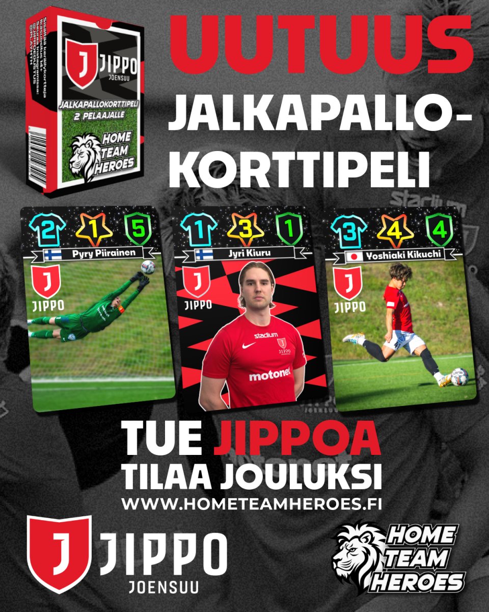 JIPPO Joensuu korttipeli - Home Team Heroes