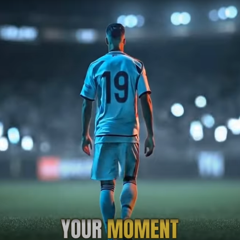 An epic promotional video for the Home Team Heroes football card game, showing a young player's journey from a quiet training ground to a roaring stadium.